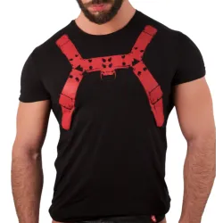 Sparta's Harness T-shirt Bull Dog Noir